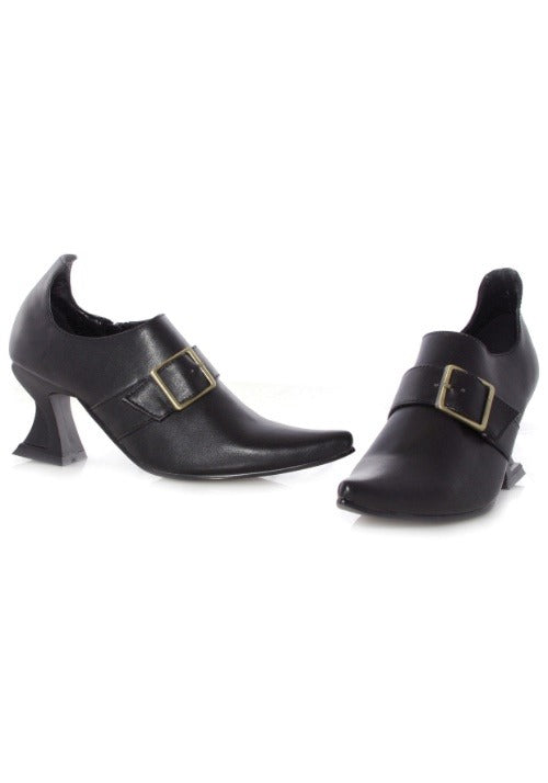 Girls Black Witch Shoes - US 3715
