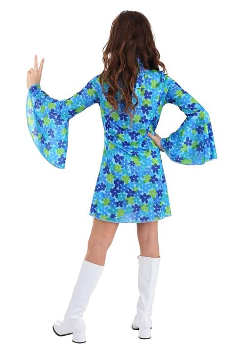 Girl's Wild Flower 70s Costume Dress - US 2687