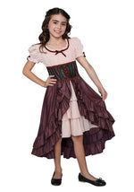 Girl's Wild West Saloon Cutie Costume Dress - US 9523