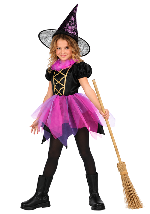 Girl's Witch of Fairyland Costume Dress - US 8203