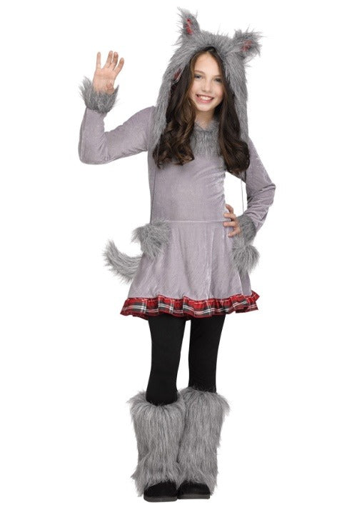 Girl's Wolf Cub Costume - US 4468