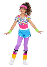 Work It Out Girl's 80s Costume - US 5152