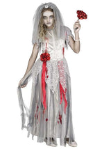 Zombie Bride Costume for Girls - US 9149