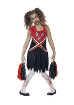 Zombie Cheerleader Costume Dress for Girls - US 0767