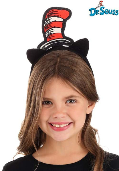 Glittery Dr. Seuss Cat in the Hat Headband Costume Accessory - US 5561