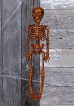 16-Inch Glittering Orange Skeleton Decoration - US 8888