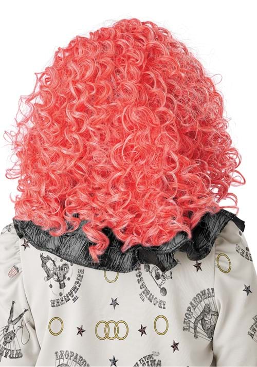 Bright Red Glow in the Dark Curly Clown Wig for Adults - US 8281