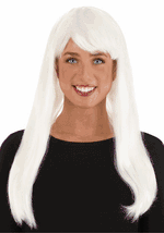 Women's Long Glow in the Dark Costume Wig - US 0229