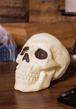 4-Inch Glow in the Dark Small Skull Decoration - US 8074