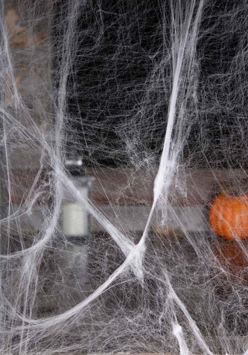 200 Square FT Glow in the Dark Spider Webs Halloween Decoration - US 1396