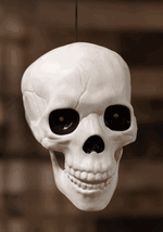 Glow in the Dark Talking Skull Halloween Decoration - US 3003