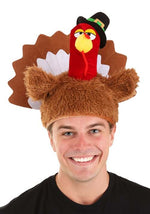 Adult Gobbler Plush Costume Hat - US 8571