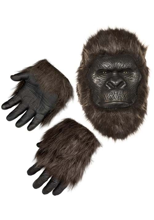 Godzilla x Kong Kid's Kong Costume Mask and Gloves - US 4159