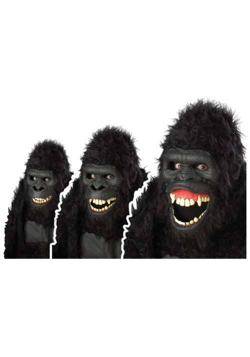 Adult Goin Ape Gorilla Costume Mask - US 6056