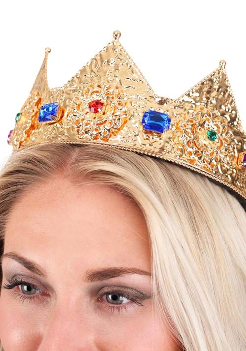 Gold Ladies Adjustable 3" Pointed Crown - US 6234