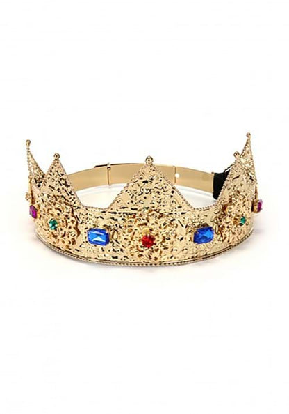 Gold Ladies Adjustable 3" Pointed Crown - US 6234