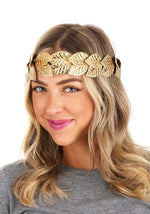 Gold Laurel Leaf Costume Crown - US 0214