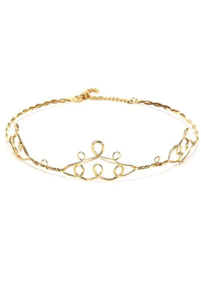 Gold Peak Circlet Adjustable Crown - US 8697