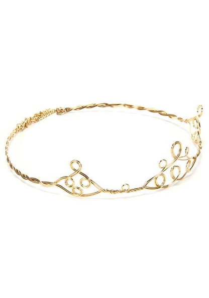 Gold Peak Circlet Adjustable Crown - US 8697