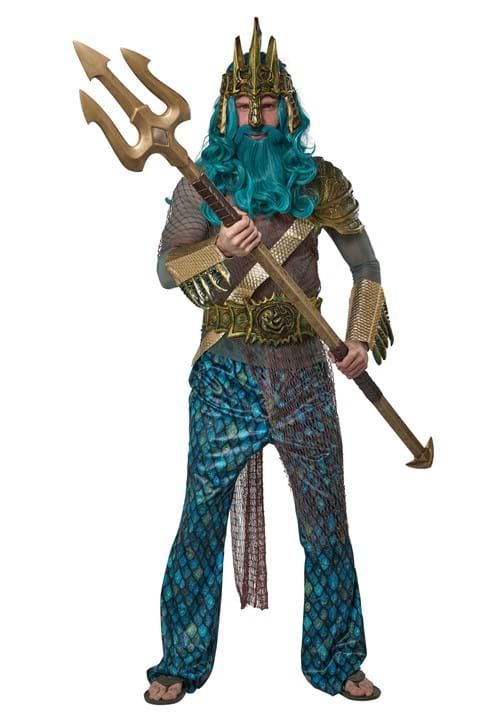 Gold Sea Trident Costume Staff - US 6695