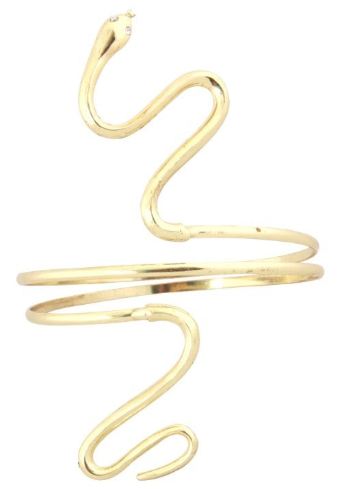 Gold Snake Armband - US 2306