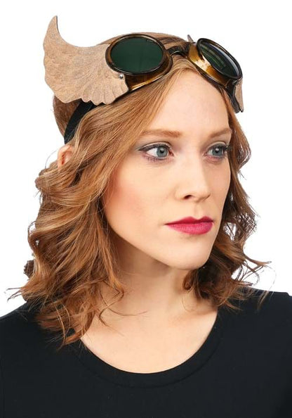 Winged Goggles Gold - US 9043