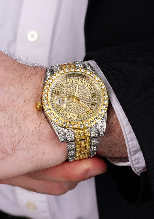 Golden Bling Costume Watch Accessory - US 1320