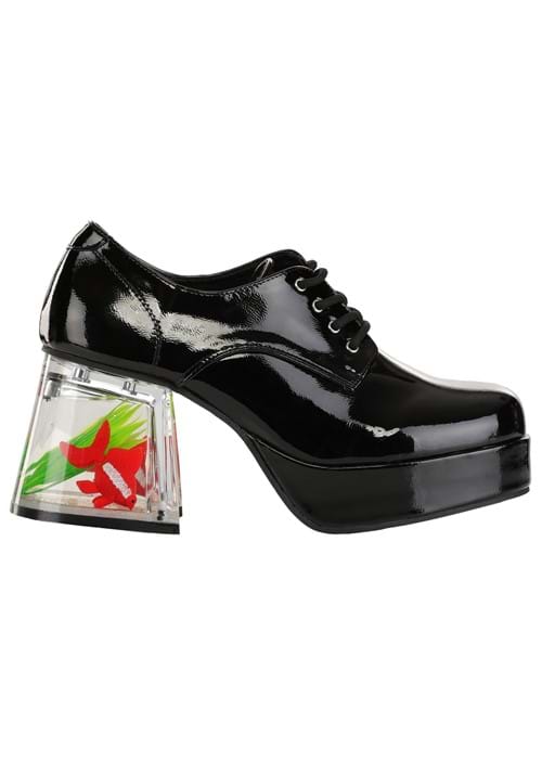 Black Goldfish Pimp Adult Shoes - US 5527