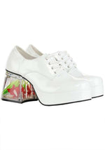 White Disco Pimp Goldfish Shoes for Adults - US 6218