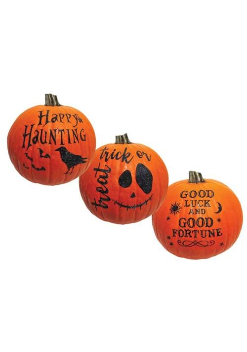 Pumpkin Glitter Good Luck Sticker Kit - US 1679