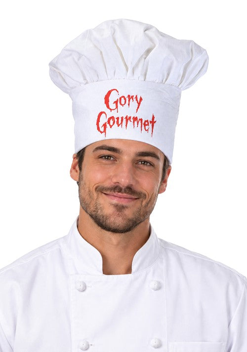 Gory Gourmet Costume Chef Hat Accessory - US 6180