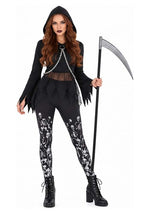 Goth Reaper Costume for Women - US 2001