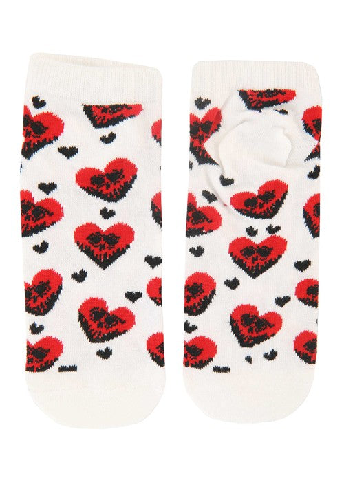 5 Pack Goth Valentine's Day Socks - US 3491