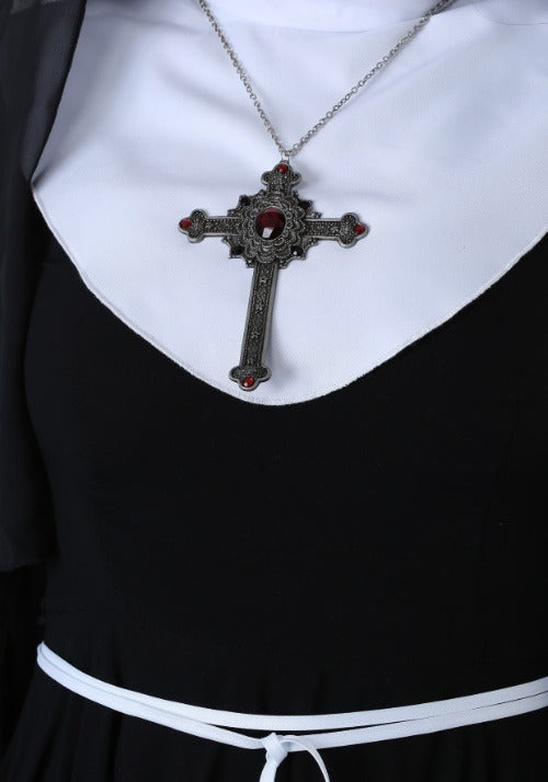 Nun Gothic Cross Necklace - US 1220