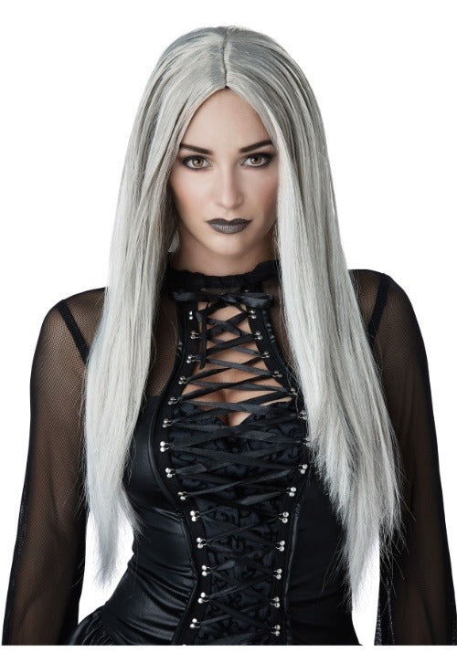 Gothic Grey Womens Wig - US 7889