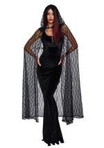Gothic Lace Cape for Women - US 8147