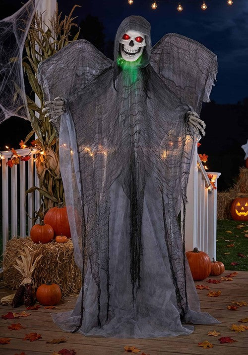 5.5FT Gothiel the Winged Reaper Animatronic Decoration - Scream Saver - US 4600
