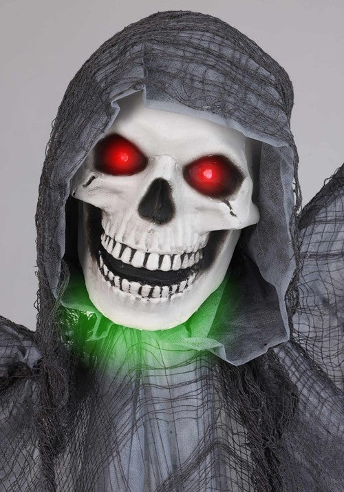 5.5FT Gothiel the Winged Reaper Animatronic Decoration - Scream Saver - US 4600