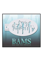 Blood Drips Makeup Stencil by Graftobian - US 1165