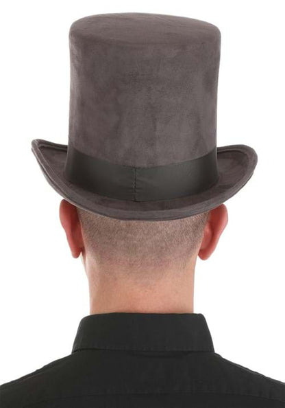 Adult Gray Top Hat - US 6196