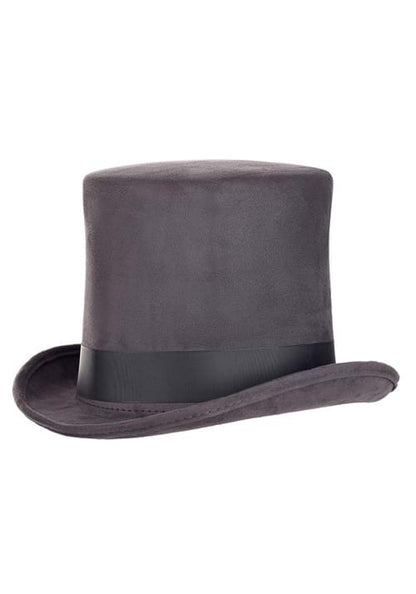 Adult Gray Top Hat - US 6196