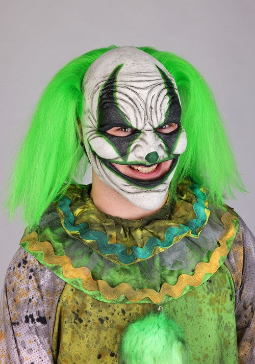 Adult Green Carousel Clown Costume with Mask - US 2620