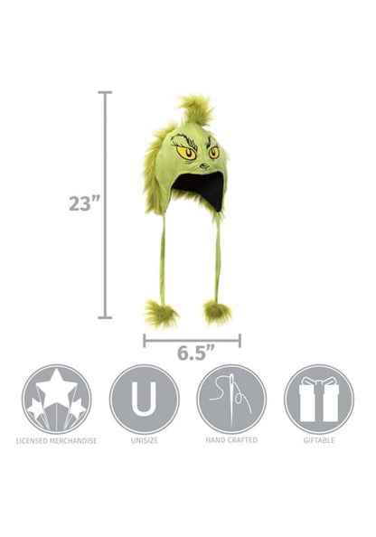 Deluxe Grinch Hoodie Hat - US 7152