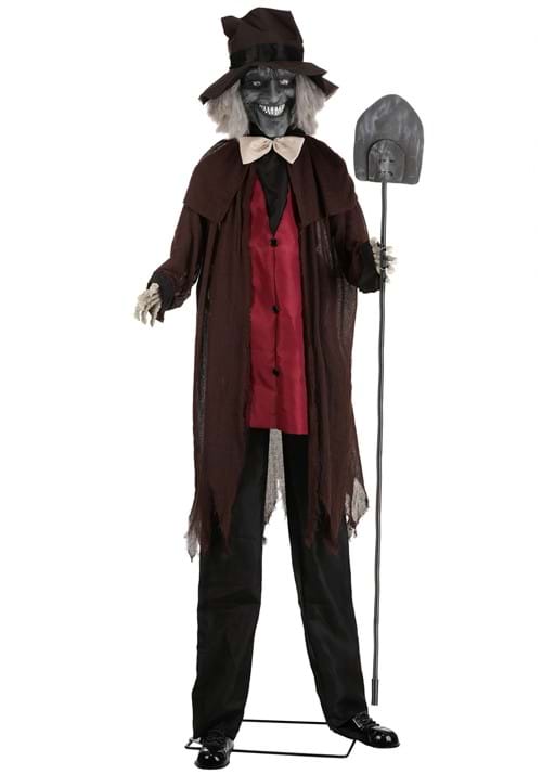 7.5FT Gregor the Grave Digger Animated Decoration - Scream Saver - US 0643