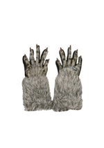 Werewolf Costume Grey Gloves - US 8357