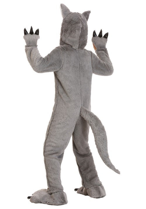 Kid's Grey Wolf Costume - US 7822