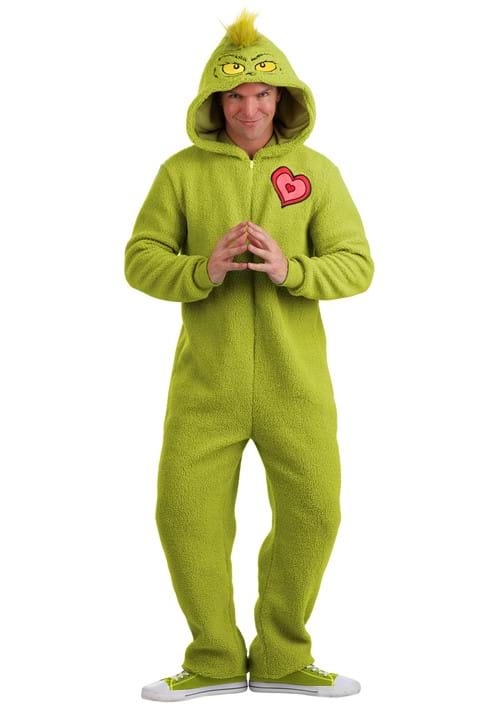 Grinch Costume Onesie for Adults - US 5758