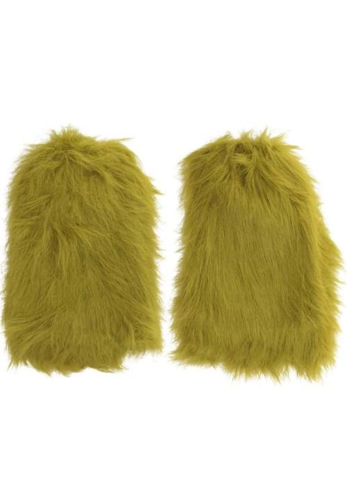 Grinch Green Fuzzy Adult Leg Warmers - US 7992
