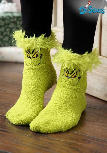 Dr. Seuss' Grinch Fuzzy Socks - US 1276