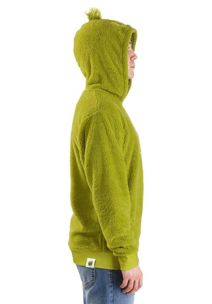 Adult The Grinch Hoodie Costume Top - US 0627